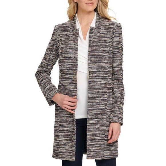 DKNY Blazer Jacket Long 0 XS Notched Lapel‎ - Picture 11 of 12